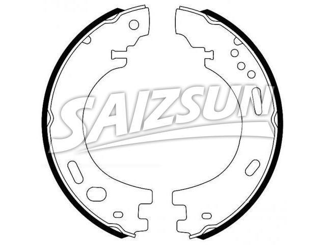 刹车蹄片 Brake Shoe Set:SFS 500012
