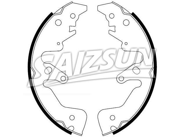 刹车蹄片 Brake Shoe Set:26694-FG000
