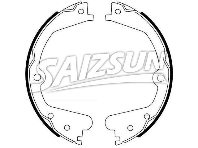 刹车蹄片 Brake Shoe Set:8C2Z-2648-A