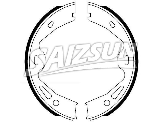 刹车蹄片 Brake Shoe Set:997 352 993 02