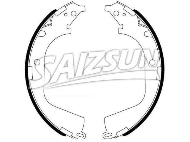 刹车蹄片 Brake Shoe Set:19207735