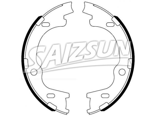 刹车蹄片 Brake Shoe Set:58350-1HA00