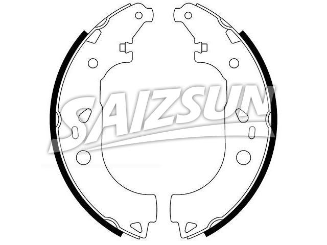 刹车蹄片 Brake Shoe Set:2T1Z-2200-C