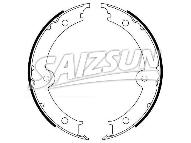 刹车蹄片 Brake Shoe Set:46530-30020