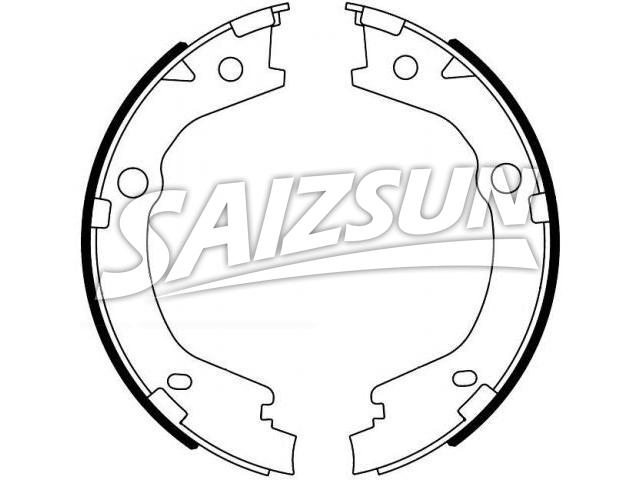 刹车蹄片 Brake Shoe Set:58250-3K000