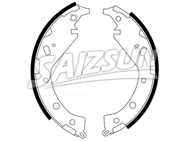 刹车蹄片 Brake Shoe Set:04495-06040
