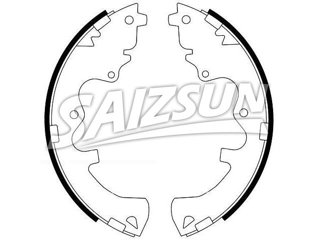 刹车蹄片 Brake Shoe Set:ZZC1-49-240A