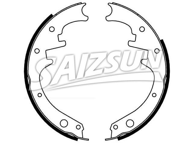 刹车蹄片 Brake Shoe Set:89 82 775 075