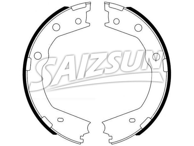 刹车蹄片 Brake Shoe Set:58350-2JA00