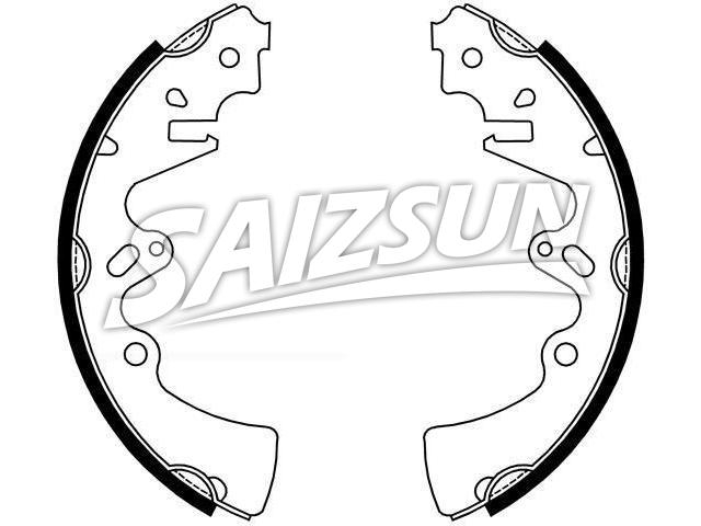 刹车蹄片 Brake Shoe Set:H708-33-310