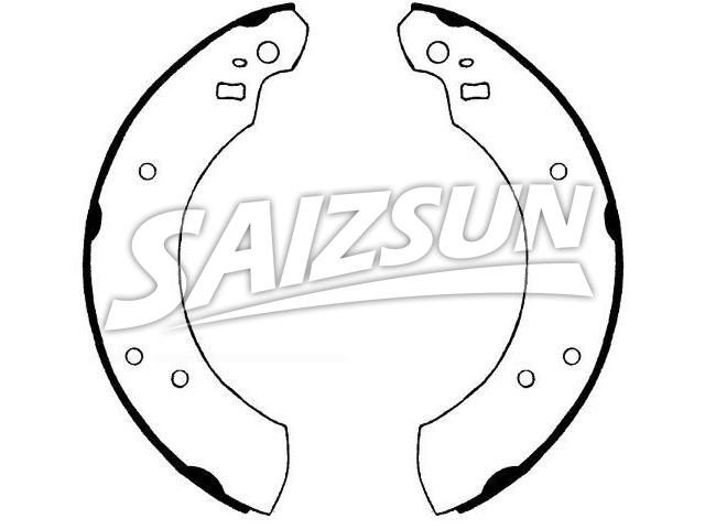 刹车蹄片 Brake Shoe Set:D6RY-2200-A