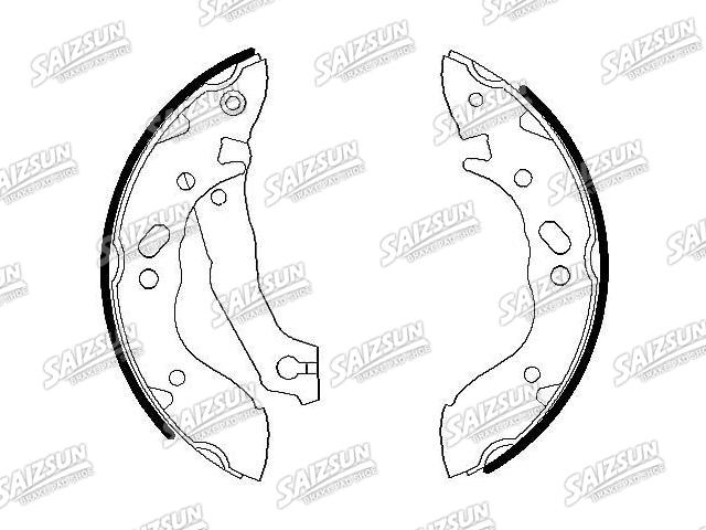 刹车蹄片 Brake Shoe Set:58305-24A20