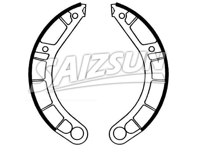 刹车蹄片 Brake Shoe Set:S613-1418