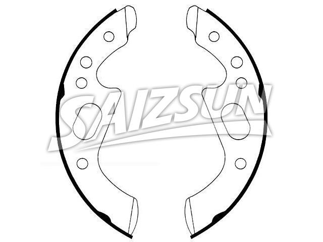 刹车蹄片 Brake Shoe Set:S669-1455