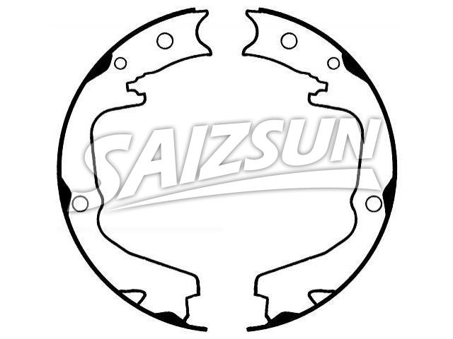 刹车蹄片 Brake Shoe Set:26694-AG000