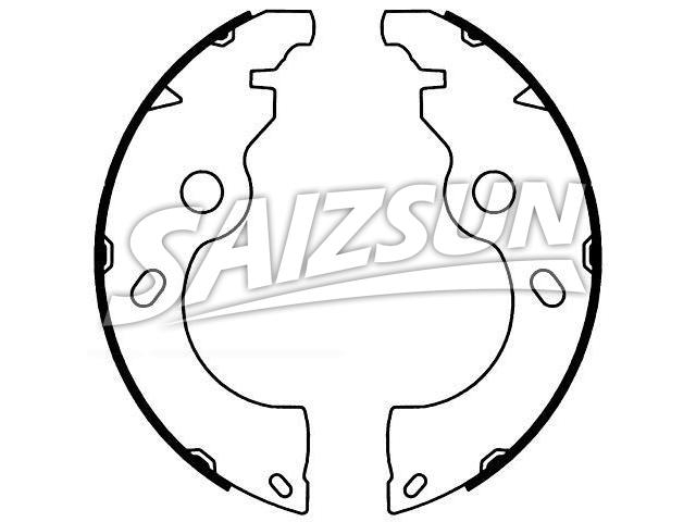 刹车蹄片 Brake Shoe Set:2E3Z-2007-BA