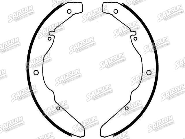 刹车蹄片 Brake Shoe Set:298-8081
