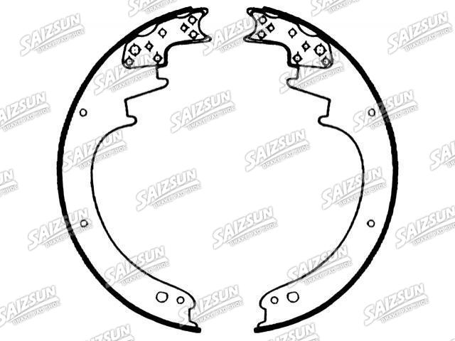 刹车蹄片 Brake Shoe Set:398-2060