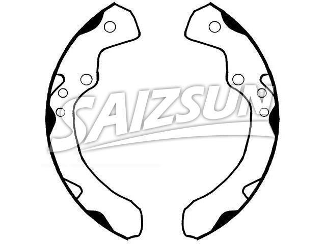 刹车蹄片 Brake Shoe Set:387-8108