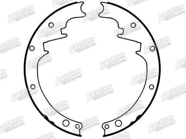 刹车蹄片 Brake Shoe Set:345-2139TT