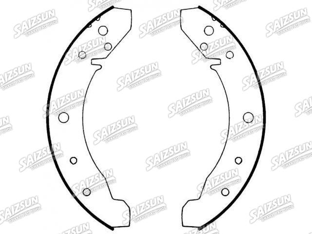 刹车蹄片 Brake Shoe Set:168-881