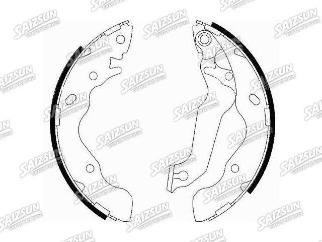 刹车蹄片 Brake Shoe Set:58305-29A10