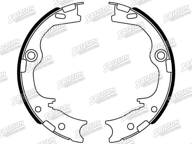 刹车蹄片 Brake Shoe Set:58305-2SA30