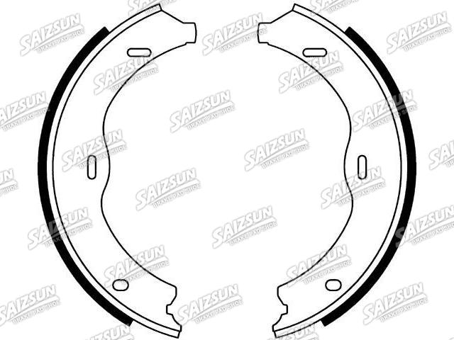刹车蹄片 Brake Shoe Set:221 420 06 20