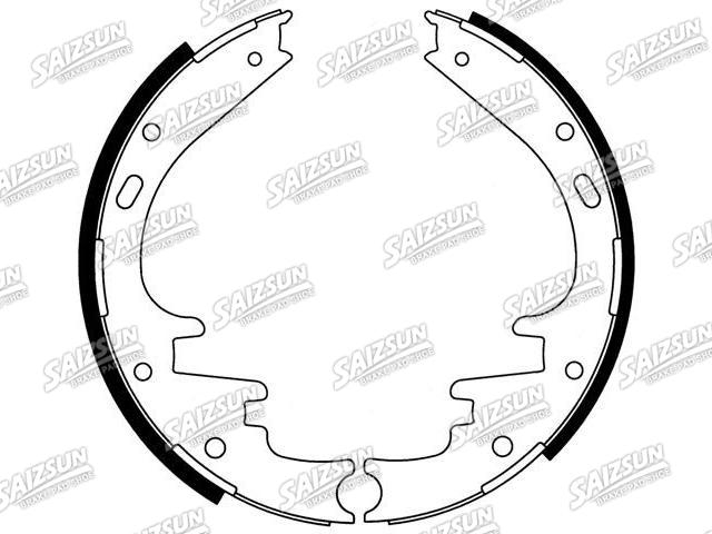 刹车蹄片 Brake Shoe Set:05003780AA