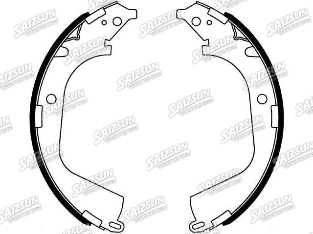 刹车蹄片 Brake Shoe Set:25976968