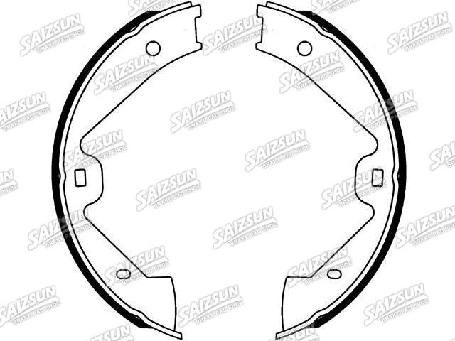 刹车蹄片 Brake Shoe Set:958 352 925 00