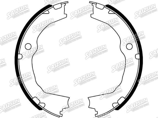 刹车蹄片 Brake Shoe Set:25918077