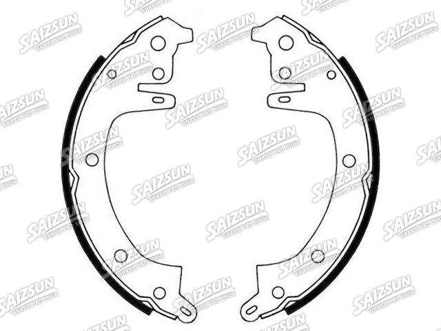 刹车蹄片 Brake Shoe Set:8-94206-592-2