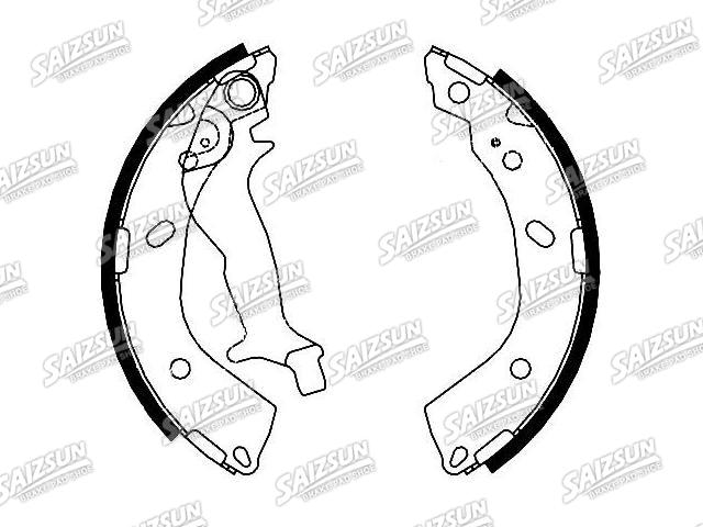 刹车蹄片 Brake Shoe Set:58305-1CA00