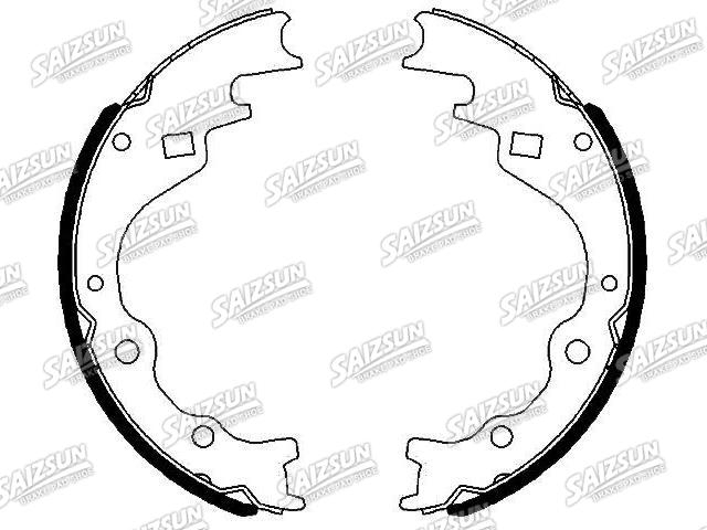 刹车蹄片 Brake Shoe Set:0K79A-26-38Z