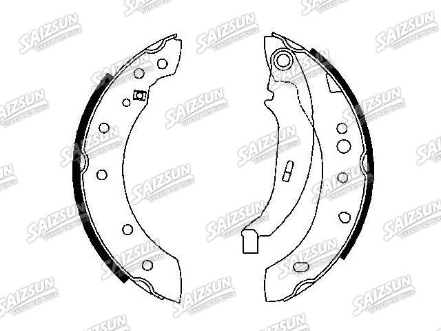 刹车蹄片 Brake Shoe Set:4241.L5
