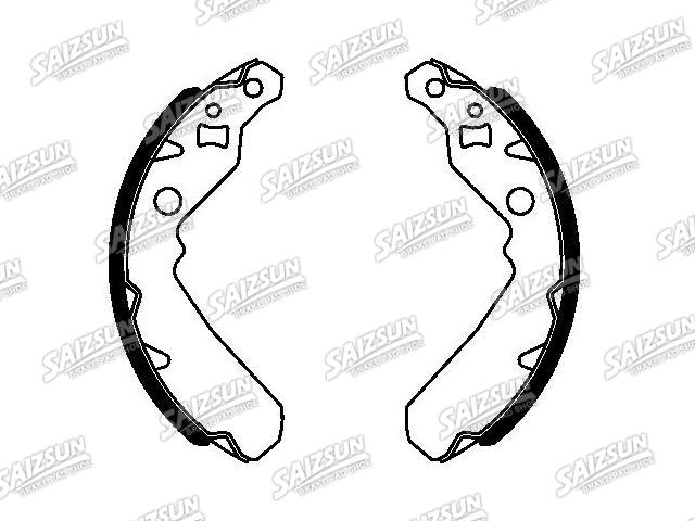 刹车蹄片 Brake Shoe Set:04495-B2170