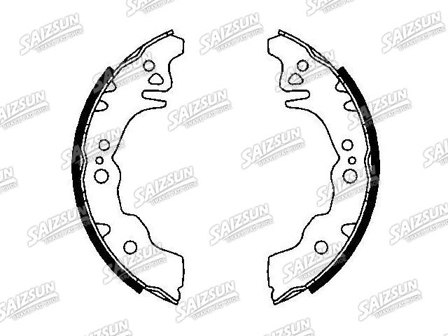 刹车蹄片 Brake Shoe Set:04495-B1030