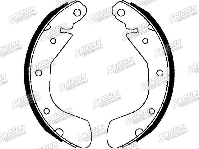 刹车蹄片 Brake Shoe Set:93332948