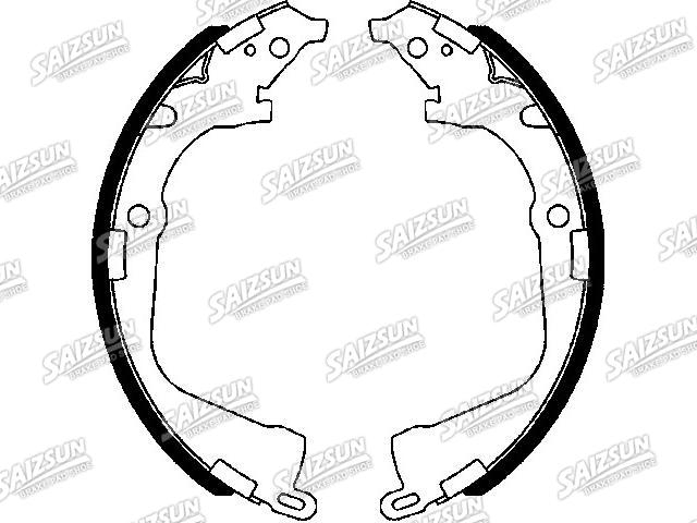 刹车蹄片 Brake Shoe Set:2H0 698 525