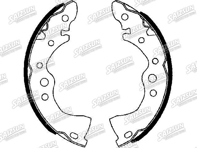 刹车蹄片 Brake Shoe Set:48430-31011-K0