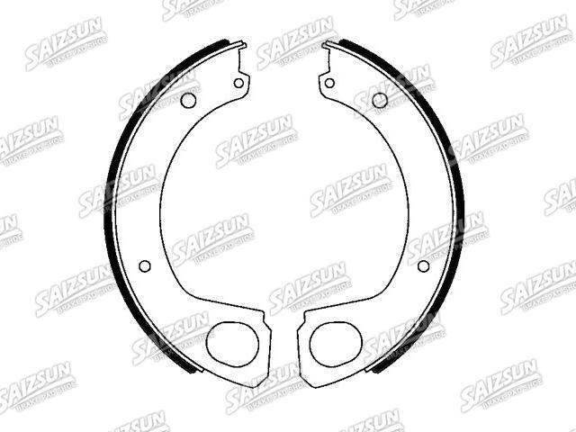 刹车蹄片 Brake Shoe Set:MK530539