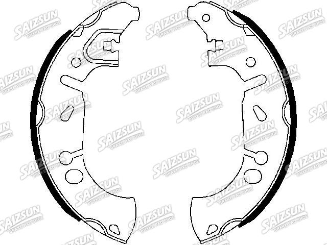 刹车蹄片 Brake Shoe Set:D4060-3SG0A