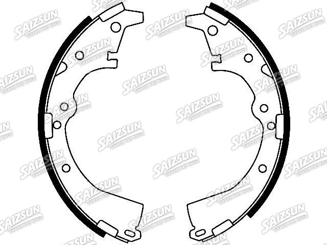 刹车蹄片 Brake Shoe Set:04495-35060