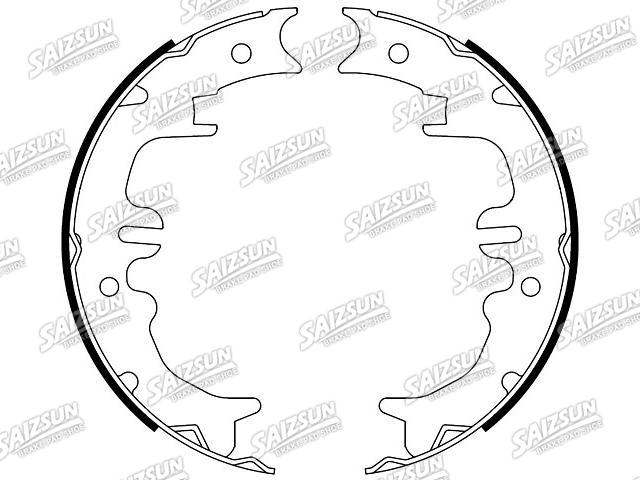 刹车蹄片 Brake Shoe Set:46540-48030