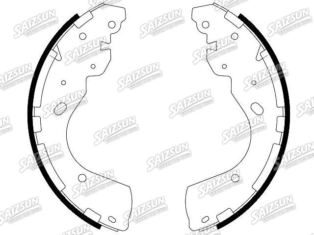 刹车蹄片 Brake Shoe Set:MAB31-2200-BA