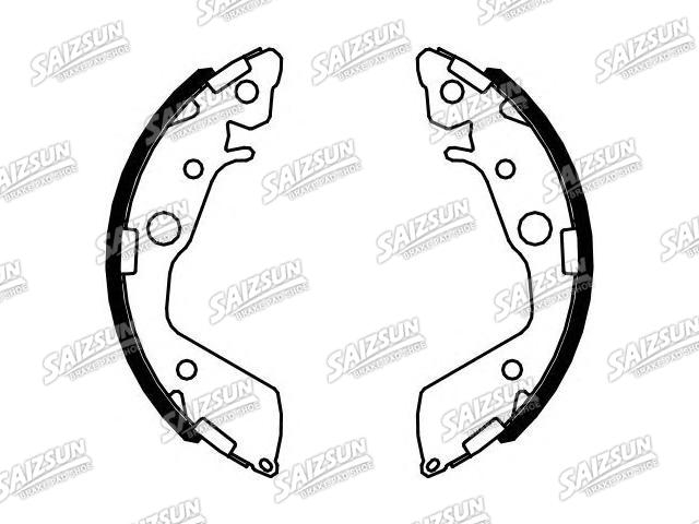 刹车蹄片 Brake Shoe Set:43153-SEL-003
