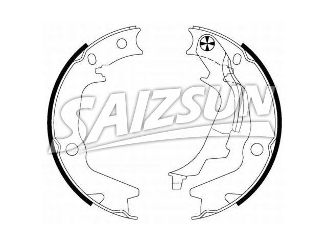 刹车蹄片 Brake Shoe Set:58350-1JA30