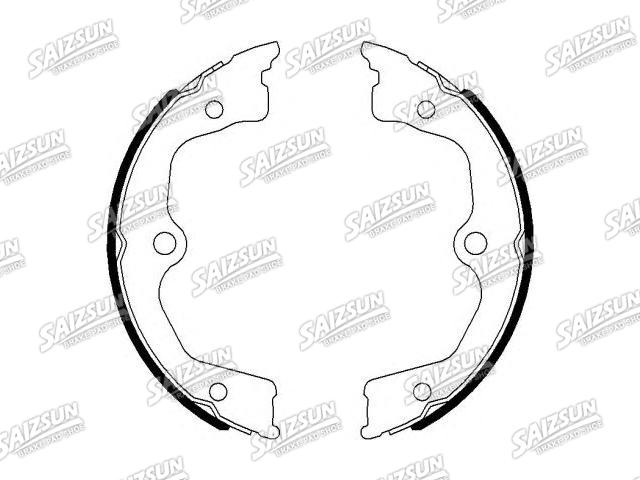 刹车蹄片 Brake Shoe Set:43053-SJA-E00