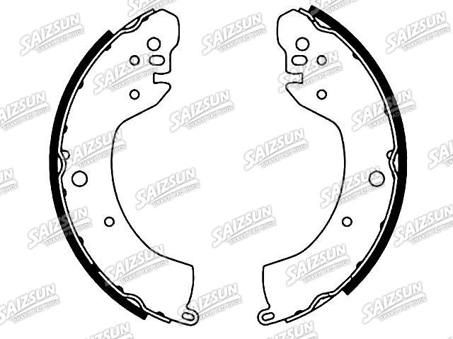 刹车蹄片 Brake Shoe Set:90R014871